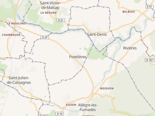 Plan de Potelières