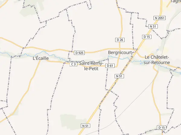 Plan de Saint-Remy-le-Petit