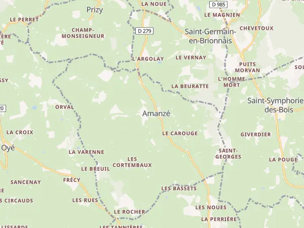 Plan de Amanzé