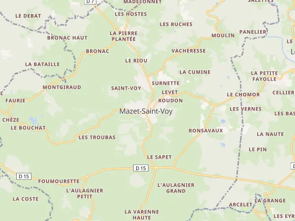 Plan de Mazet-Saint-Voy