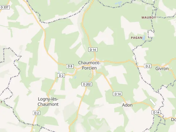 Plan de Chaumont-Porcien