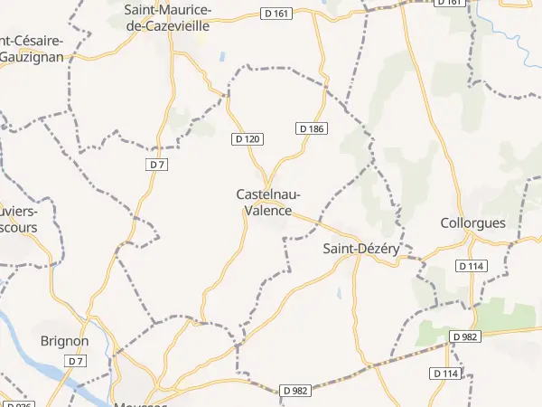 Plan de Castelnau-Valence