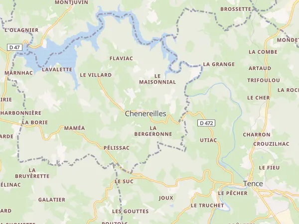 Plan de Chenereilles
