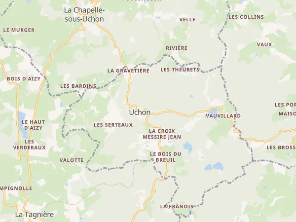 Plan de Uchon