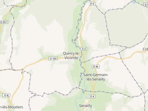 Plan de Quincy-le-Vicomte