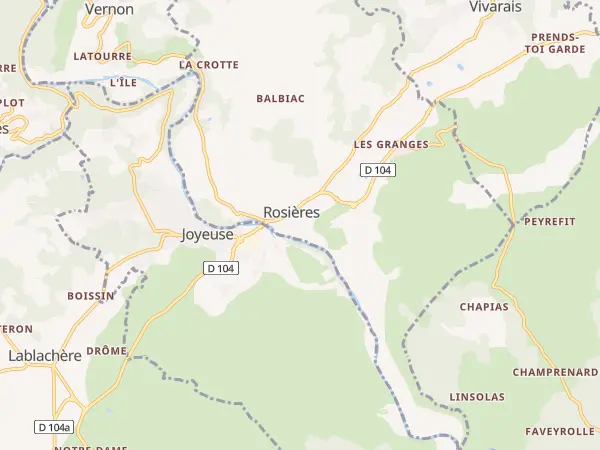 Plan de Rosières