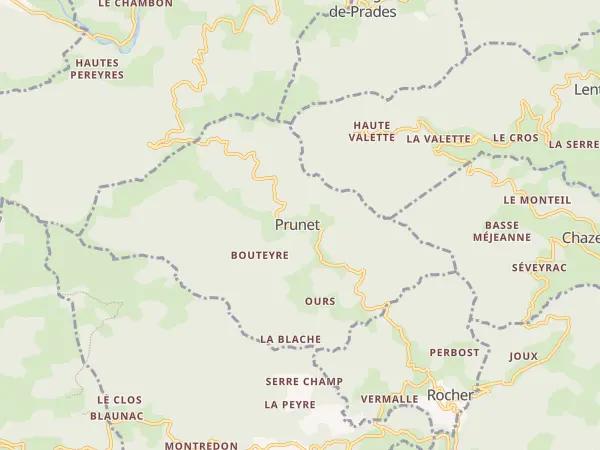 Plan de Prunet