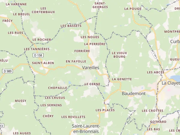 Plan de Vareilles