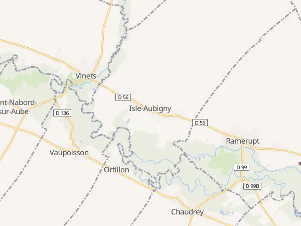 Plan de Isle-Aubigny
