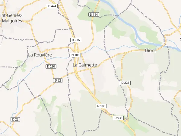 Plan de La Calmette