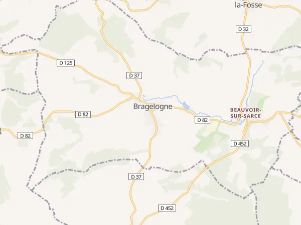 Plan de Bragelogne-Beauvoir