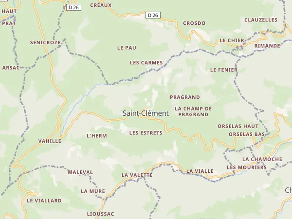 Plan de Saint-Clément