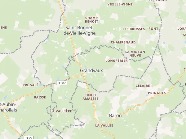 Plan de Grandvaux