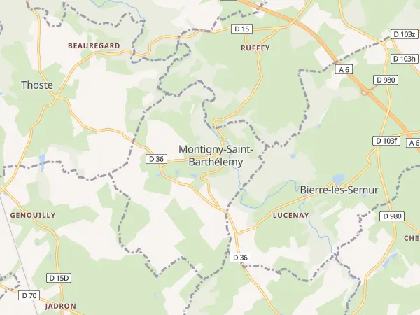 Plan de Montigny-Saint-Barthélemy