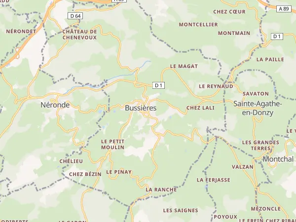 Plan de Bussières