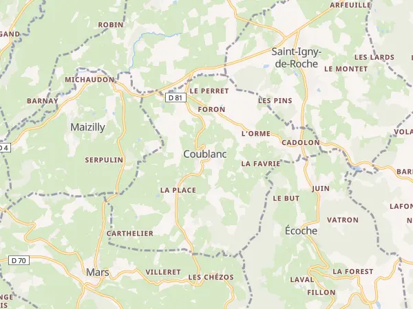 Plan de Coublanc
