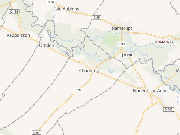 Plan de Chaudrey