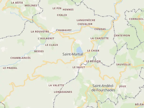 Plan de Saint-Martial