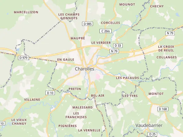 Plan de Charolles