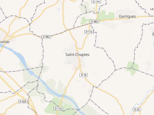 Plan de Saint-Chaptes