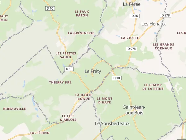 Plan du Fréty