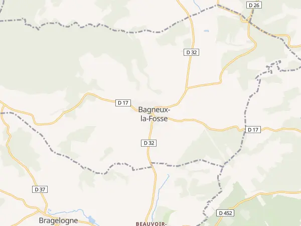 Plan de Bagneux-la-Fosse