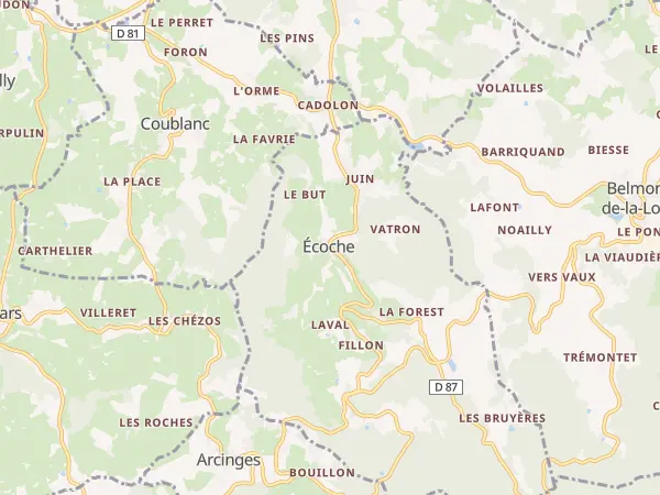 Plan de Écoche