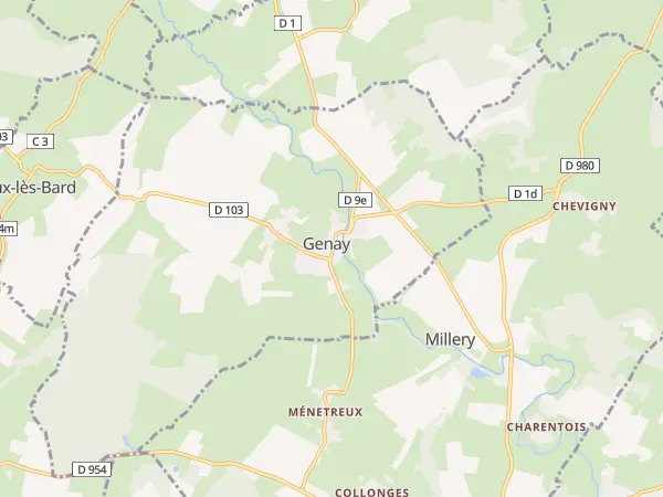 Plan de Genay