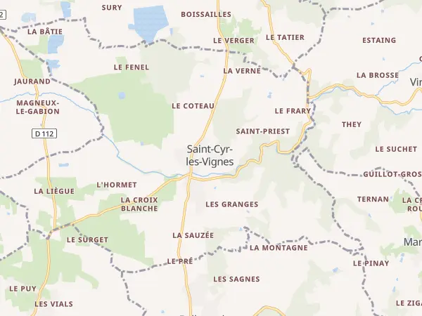 Plan de Saint-Cyr-les-Vignes