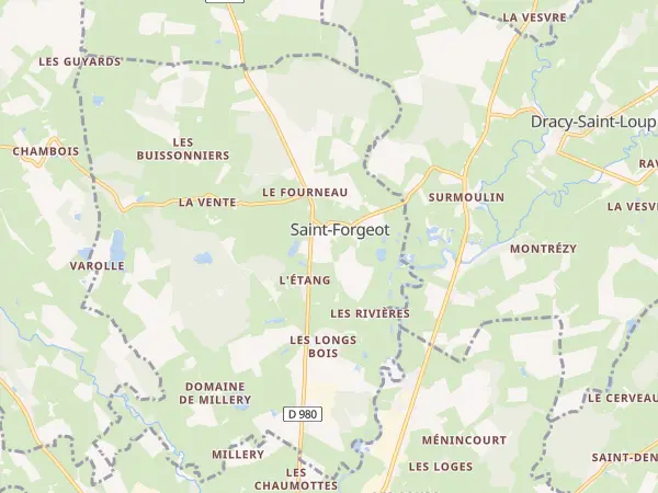 Plan de Saint-Forgeot