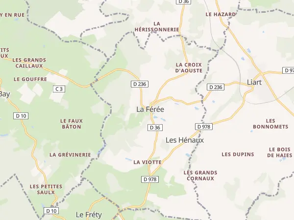 Plan de La Férée