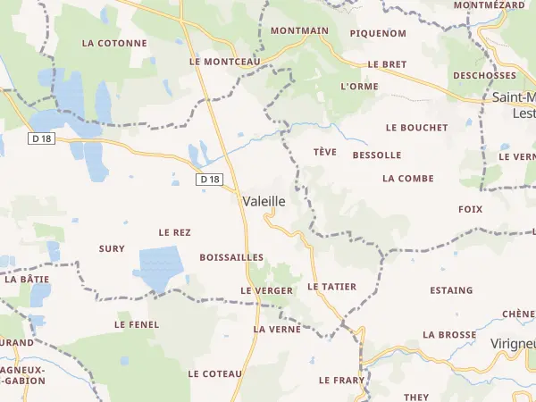 Plan de Valeille