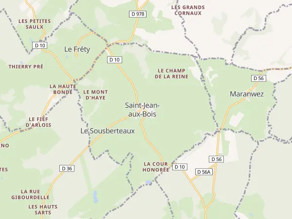 Plan de Saint-Jean-aux-Bois