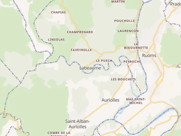 Plan de Labeaume