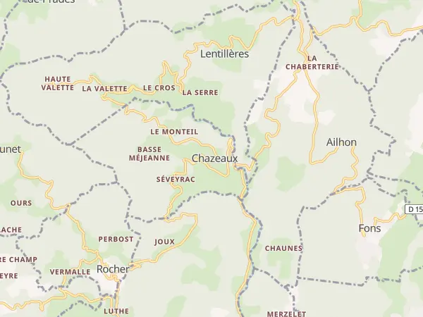 Plan de Chazeaux
