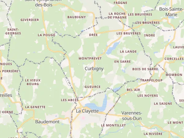 Plan de Curbigny