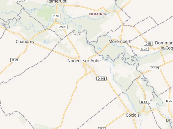 Plan de Nogent-sur-Aube