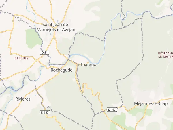 Plan de Tharaux