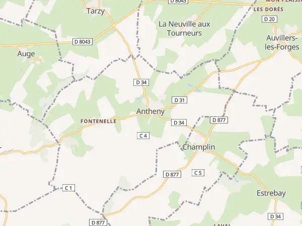 Plan de Antheny