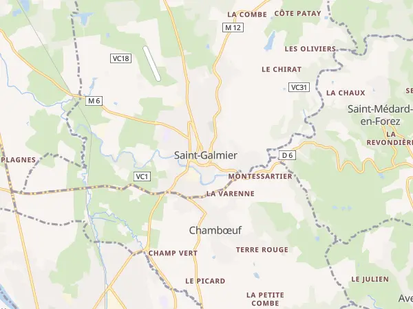 Plan de Saint-Galmier