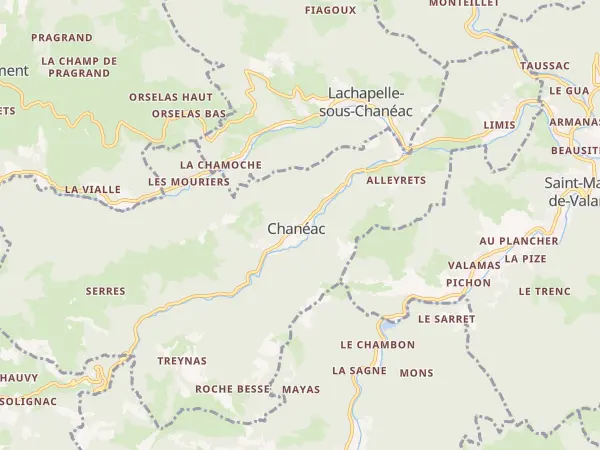 Plan de Chanéac
