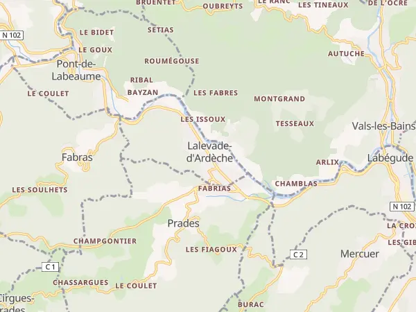 Plan de Lalevade-d’Ardèche