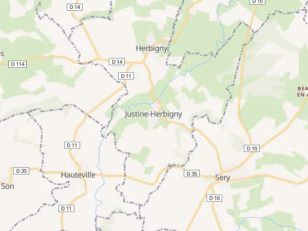 Plan de Justine-Herbigny
