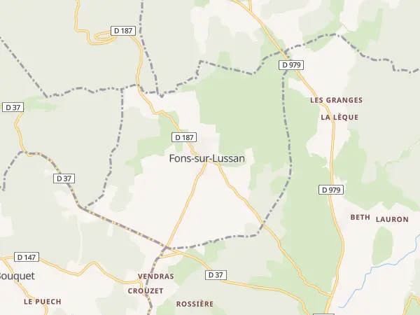 Plan de Fons-sur-Lussan