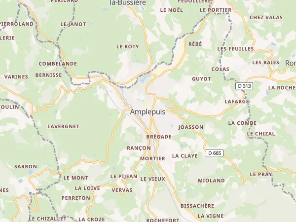 Plan de Amplepuis