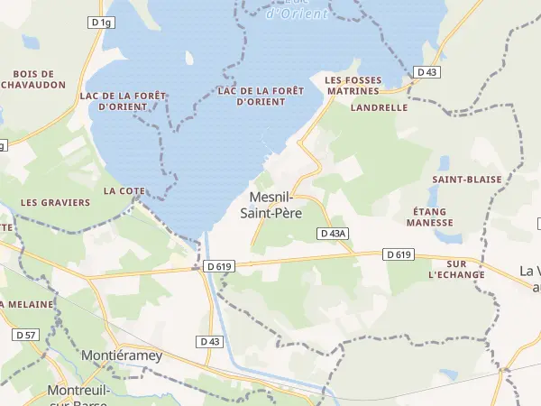 Plan de Mesnil-Saint-Père