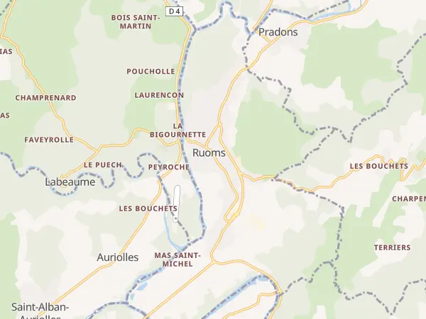 Plan de Ruoms