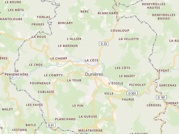 Plan de Dunières