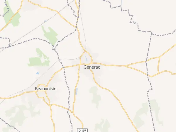 Plan de Générac