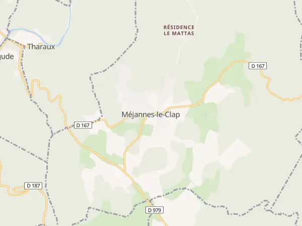 Plan de Méjannes-le-Clap